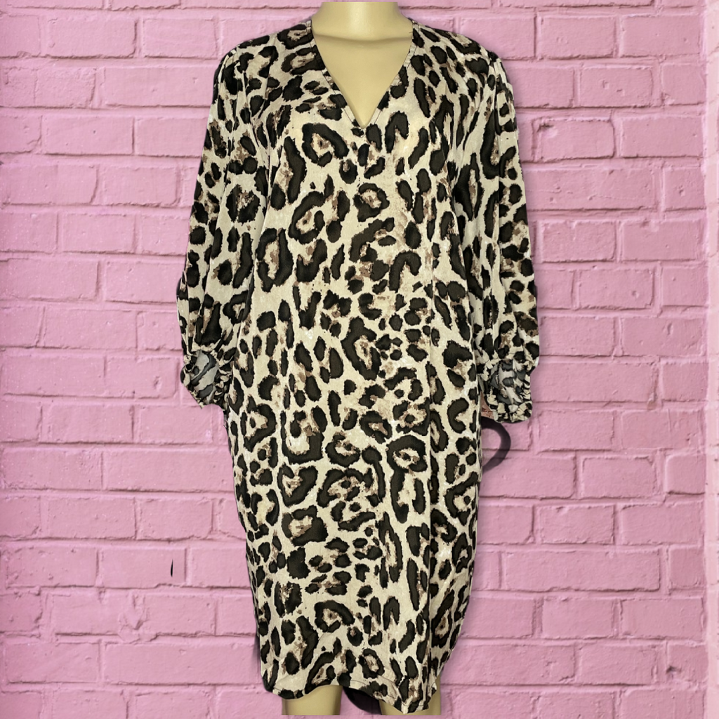 Leopard print dress